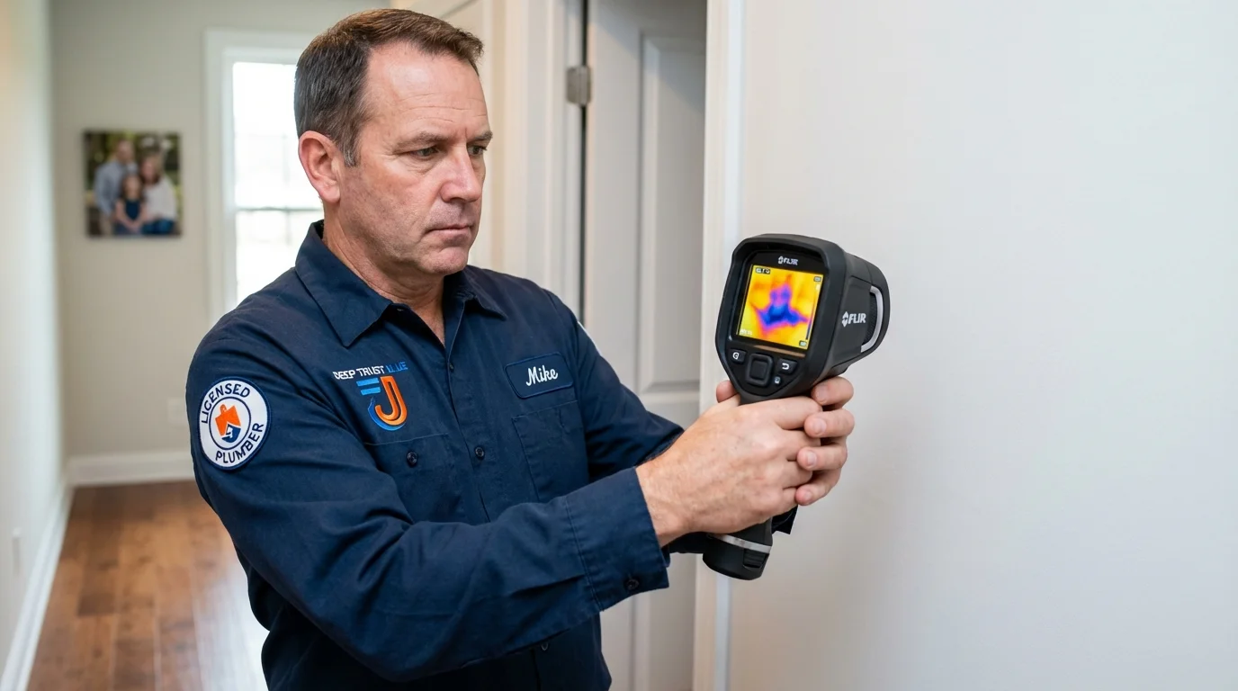 Thermal imaging leak detection by Johns Plumbing LLC in Nicoma Park